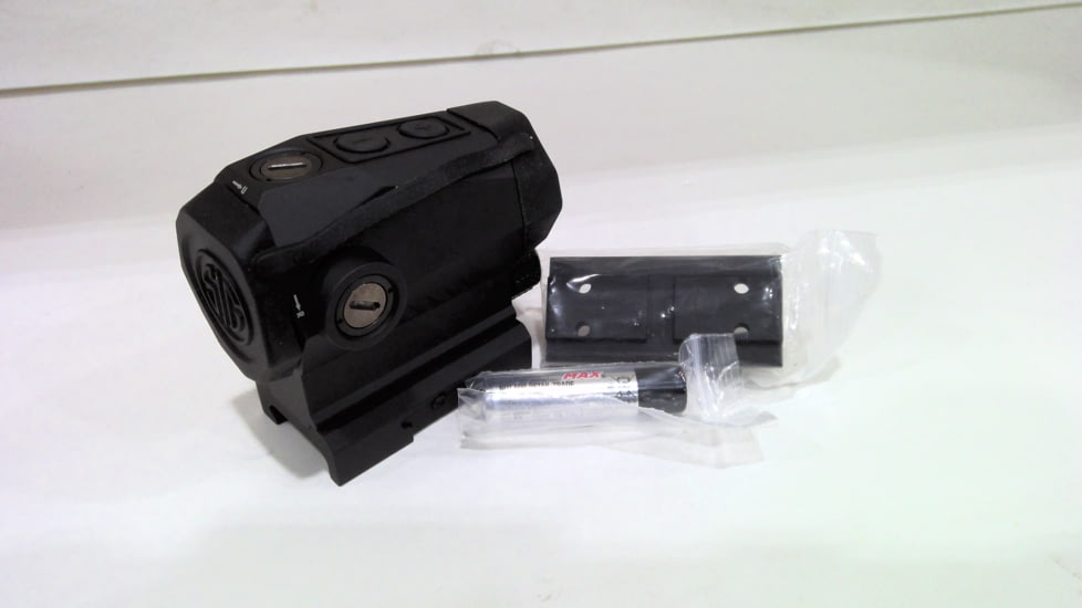 EDEMO SIG SAUER ROMEO5 1x20mm Red Dot Sight, 2 MOA Red Dot Reticle, 1 x AAA Battery, Matte, Black, SOR52101, EDEMO3