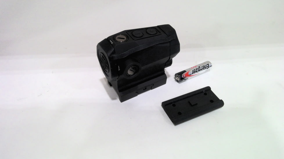 EDEMO SIG SAUER ROMEO5 1x20mm Red Dot Sight, 2 MOA Red Dot Reticle, 1 x AAA Battery, Matte, Black, SOR52101, EDEMO4