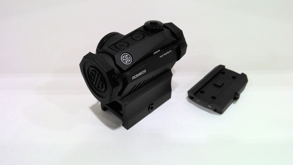EDEMO SIG SAUER ROMEO5 1x20mm Red Dot Sight, 2 MOA Red Dot Reticle, 1 x CR2032 Battery, Matte, Black, SOR52001, EDEMO3