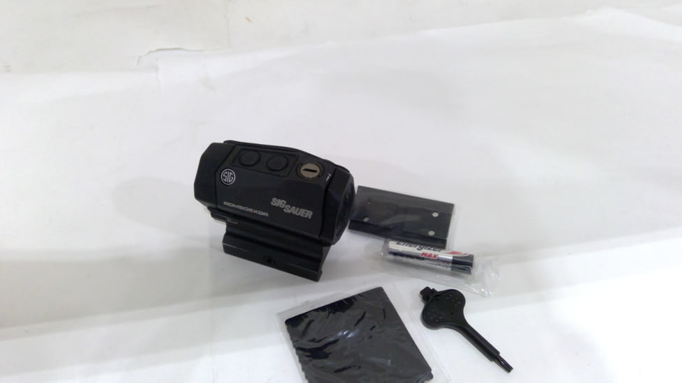 EDEMO SIG SAUER ROMEO5 1x20mm Red Dot Sight, 2 MOA Red Dot Reticle, 65 MOA Circle Dot, 1 x AAA Battery, Matte, Black, SOR52102, EDEMO3