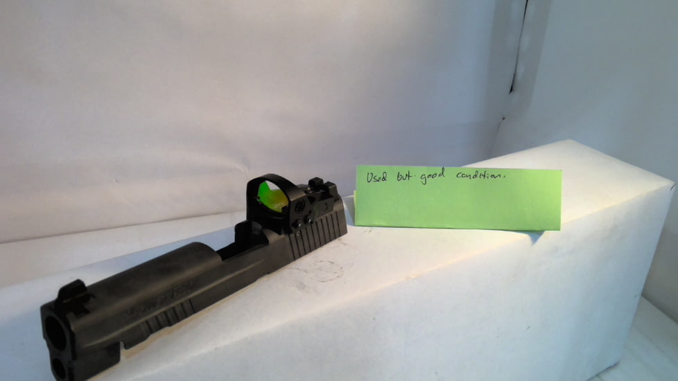 EDEMO SIG SAUER RXP Slide Assembly, P226, 9 mm, Contrast Supressor Sights, w/ Romeo1PRO, 6MOA, 4.4in, Black, 8900312, EDEMO1