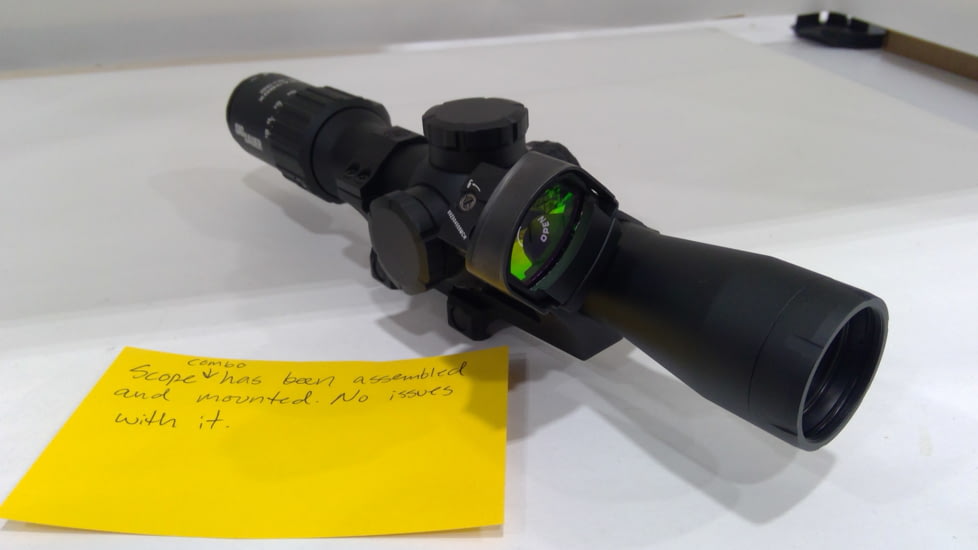 EDEMO SIG SAUER Sierra 3BDX2.5-8x32mm Rifle Scope 30mm Tube, Black, BDX-R1 Digital Reticle, MOA, Romeo1PRO 1x30 Reflex Sight Combo w/Alpha2 Scope Mounts, SOSBDX321R1, EDEMO2
