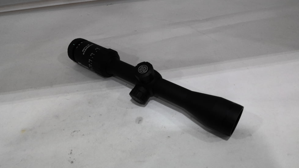 EDEMO SIG SAUER Whiskey3 2-7x32mm Rifle Scope 1 inch Tube, Second Focal Plane, Black, BDC-1 Quadplex Reticle, MOA, SOW32202, EDEMO1