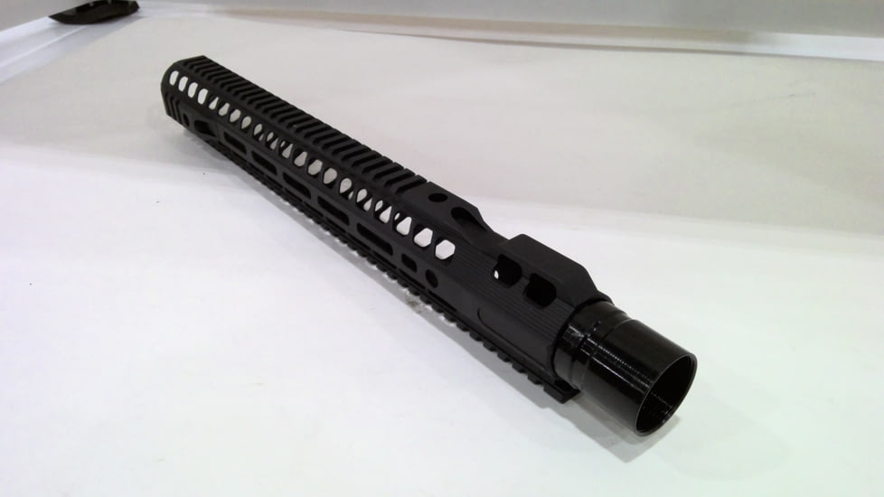 EDEMO SLR 16 inch SOLO Intrepid M-LOK .308 High Profile Handguard, Black, 308H-SOLO16ML-INT, EDEMO1
