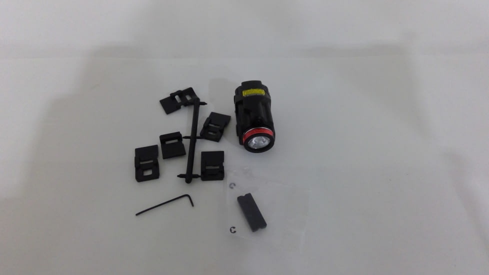 EDEMO Streamlight TLR-8 Rail Mounted Tactical C4 LED Weapon Light w/Laser Sight, CR123A, Green, 500 Lumens, Black, 69430, EDEMO1