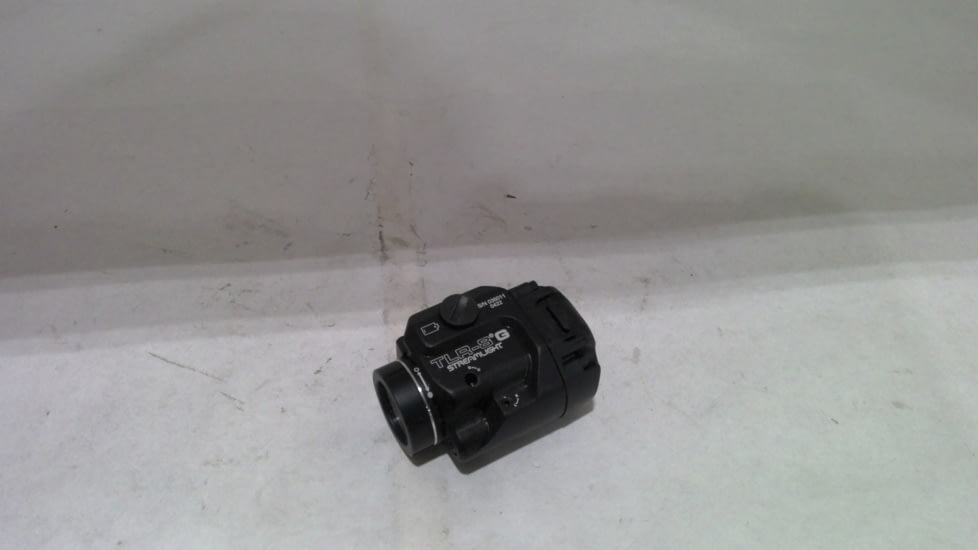 EDEMO Streamlight TLR-8 Rail Mounted Tactical C4 LED Weapon Light w/Laser Sight, CR123A, Green, 500 Lumens, Black, 69430, EDEMO3