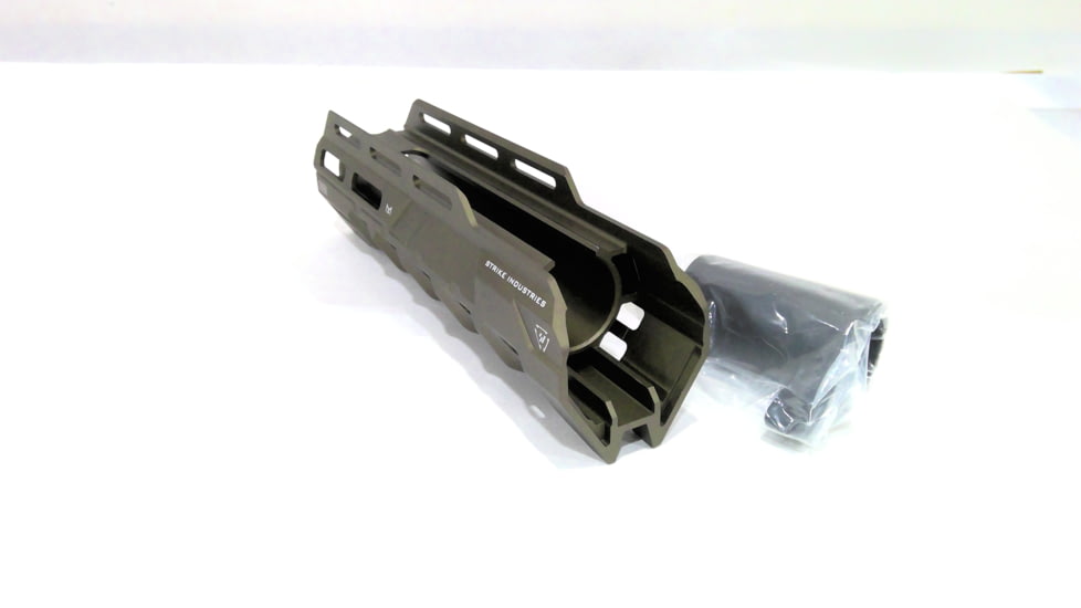 EDEMO Strike Industries Valor of Action 10 M-Lok Handguard for Mossberg 500, 12ga, 6061 Aluminum, FDE, One Size, 793811763225, EDEMO1