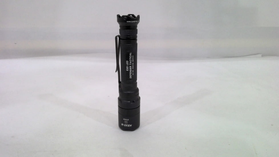 EDEMO SureFire LED Flashlight, E2D Defender Tactical, Single Output, 1000 Lumens, Black, E2DLU-T, EDEMO2
