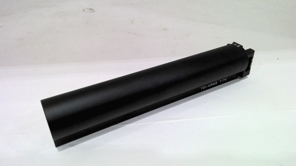 EDEMO Tdi Arms AK-74 Stock Adapter w/ MIL STD Tube, 5.5mm, Black, Medium, T74-5.5, EDEMO1