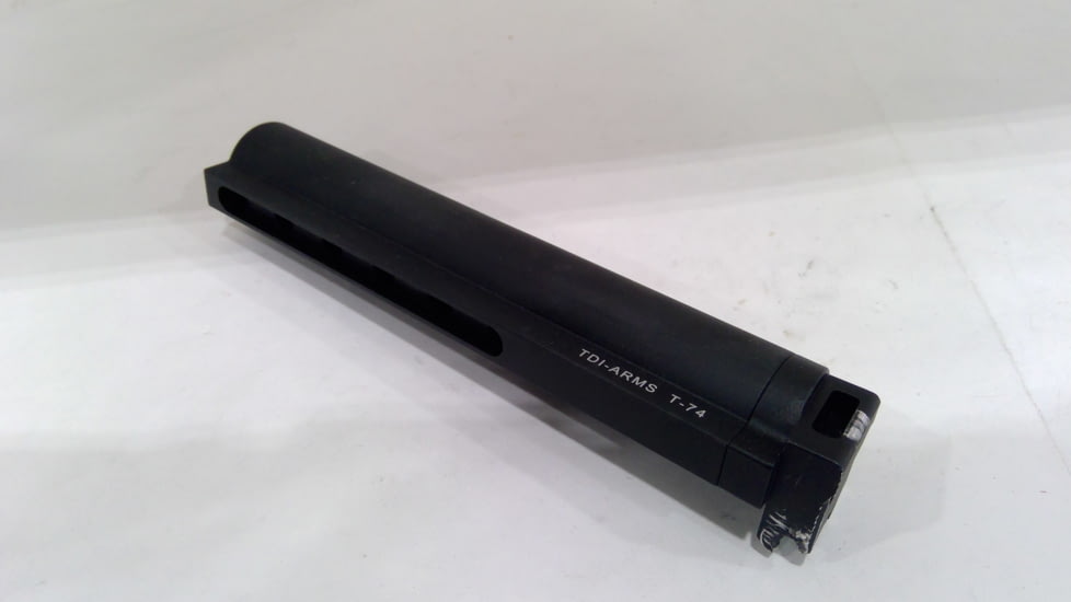 EDEMO Tdi Arms AK-74 Stock Adapter w/ MIL STD Tube, 5.5mm, Black, Medium, T74-5.5, EDEMO2