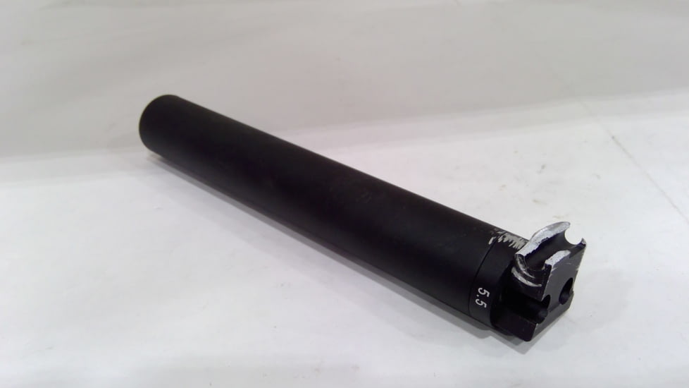 EDEMO Tdi Arms AK-74 Stock Adapter w/ MIL STD Tube, 5.5mm, Black, Medium, T74-5.5, EDEMO2