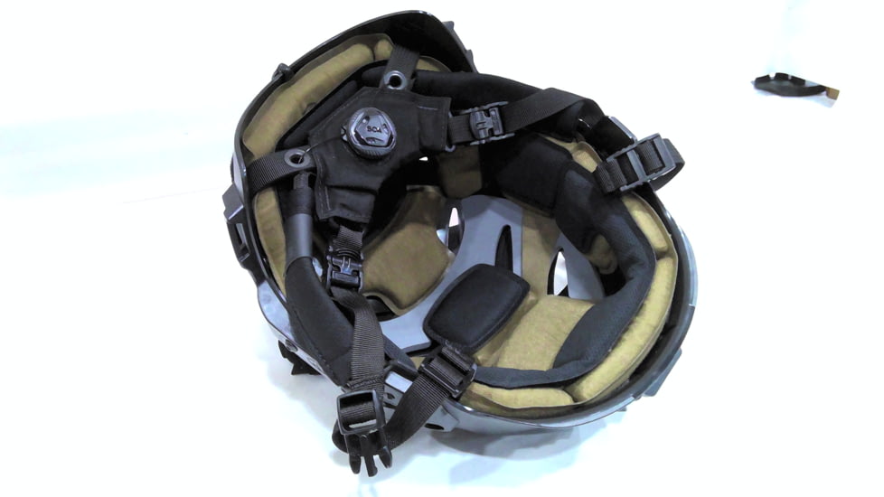 EDEMO Team Wendy LTP EXFIL Helmet with Shroud, Black, Medium/Large, 72-21S, EDEMO1