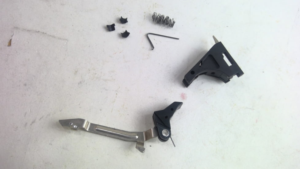 USED TF Tactical Lightning Tap Double Action Trigger, Glock, GT-2-02, EDEMO1, Used, Condition Fair, Missing Item