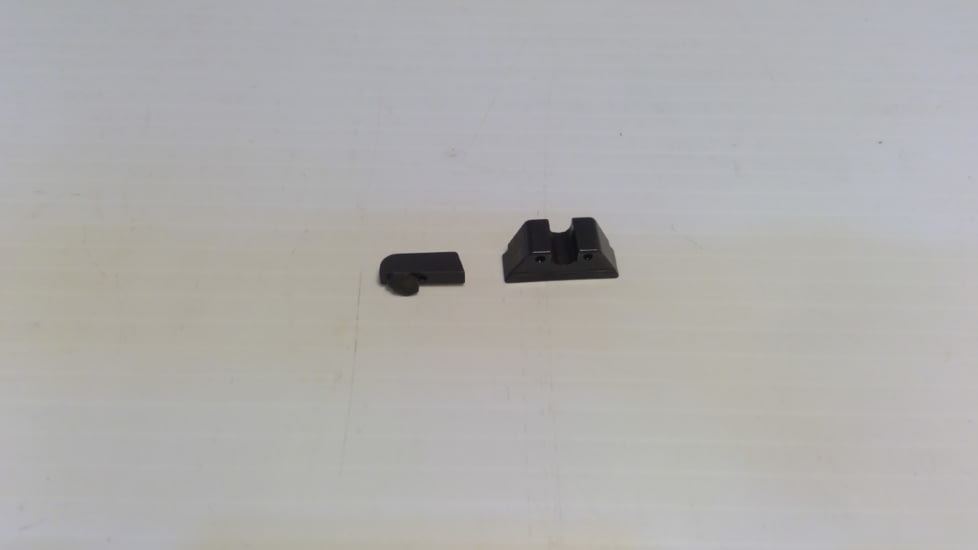 USED EDEMO Trijicon HD XR Night Sight Set, MOS Fit Rear, Glock 17, 17L, 19, 22, 23, 24, 25, 26, 27, 28, 31, 32, 33, 34, 35, 37, 38 and 39, Orange, 601092, EDEMO2, EDEMO1, Used, Condition Fair