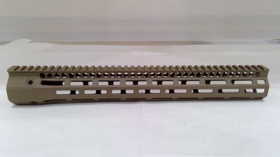 EDEMO Troy Battlerail, SOCC, .308, 15in, Special Ops M-LOK Compatible , High Profile, Flat Dark Earth, SRAI-SR3-15FT-00, EDEMO1