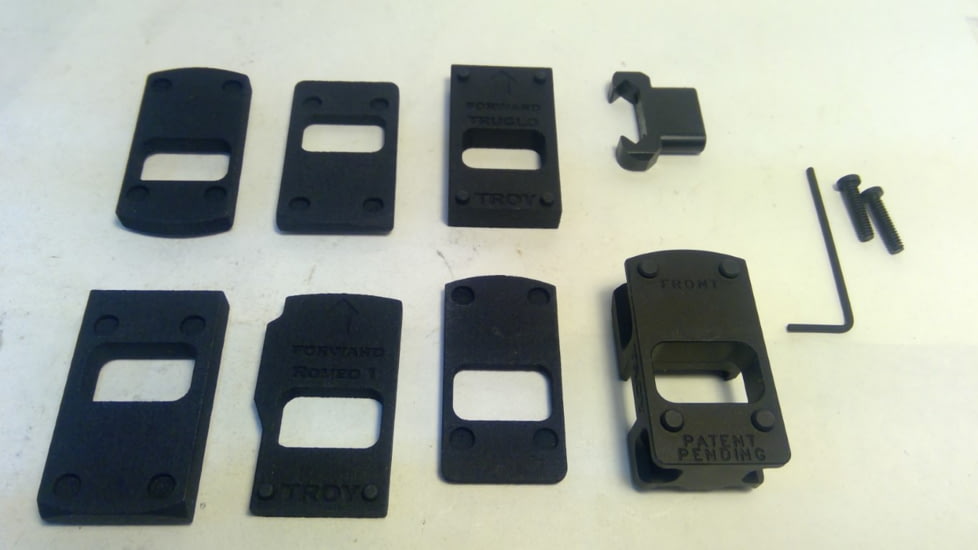 EDEMO Troy Industries OPMOD Universal Red Dot Mount, Black, SMOU-UNV-RDBT-00, EDEMO5