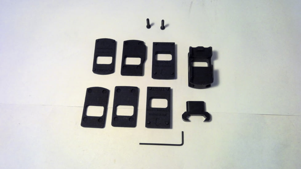 EDEMO Troy Industries OPMOD Universal Red Dot Mount, Black, SMOU-UNV-RDBT-00, EDEMO8