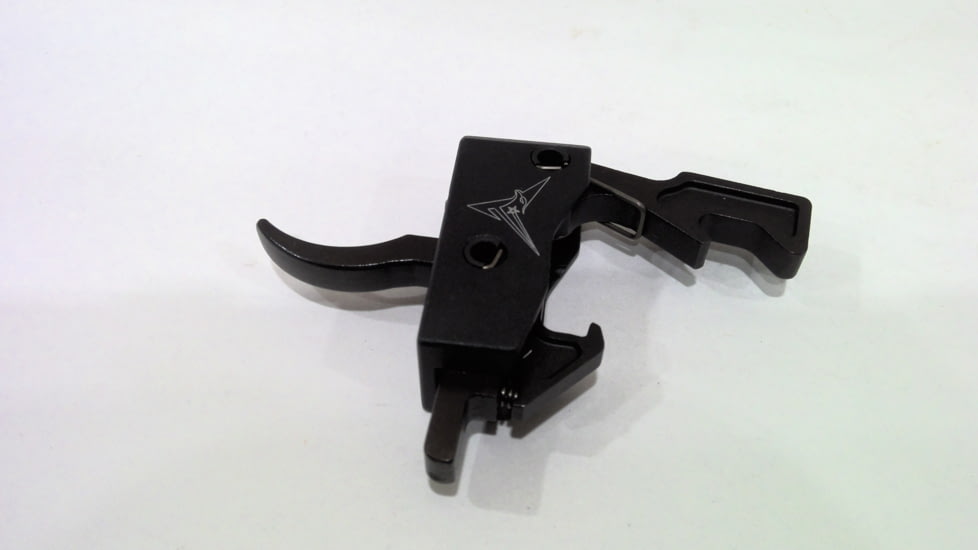 EDEMO TRYBE Defense Drop-In Trigger, AR-15, 3.5 - 5 lbs Pull, Curved, Anodized, Black, TRGCURAR15-BLK, EDEMO1