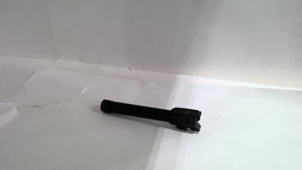 EDEMO TRYBE Defense Grade Threaded Pistol Barrel, S&amp;W M&amp;P 9mm 4.25in 2.0, 1/2 x 28 Thread, Black Nitride, TPBSWMP425-BN, EDEMO2