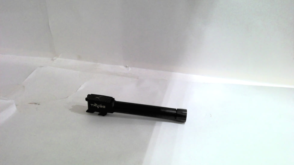 EDEMO TRYBE Defense Grade Threaded Pistol Barrel, S&amp;W M&amp;P 9mm 4.25in 2.0, 1/2 x 28 Thread, Black Nitride, TPBSWMP425-BN, EDEMO2