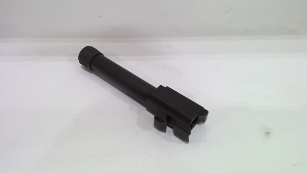 EDEMO TRYBE Defense Match Grade Non Threaded Pistol Barrel, Glock 43/43X, Black Nitride, PBG43-BN, EDEMO1