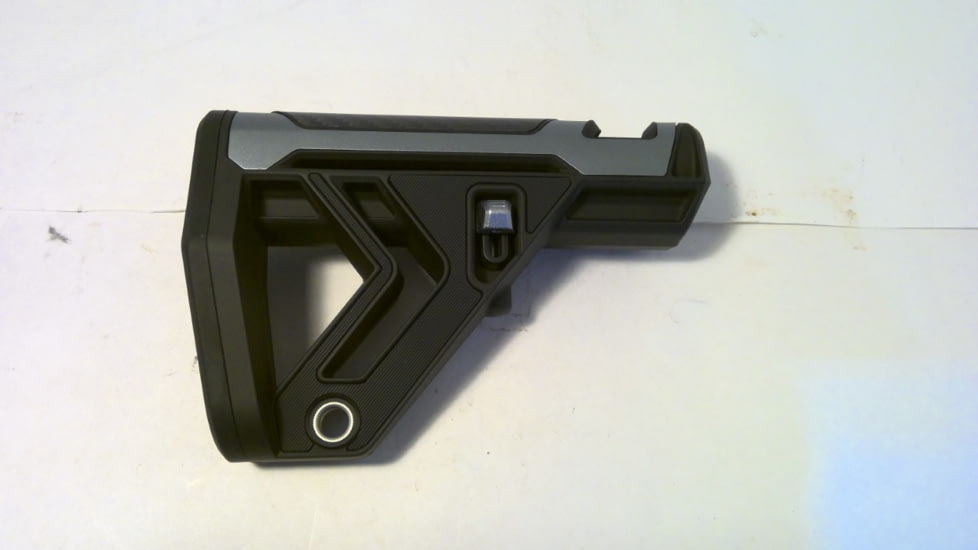 EDEMO Tyrant CNC NexGen AR Collapsible Buttstocks, Grey, TD-AR15BSTK-Grey, EDEMO1