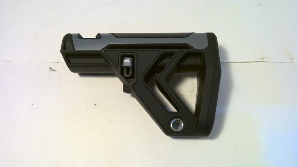 EDEMO Tyrant CNC NexGen AR Collapsible Buttstocks, Grey, TD-AR15BSTK-Grey, EDEMO1