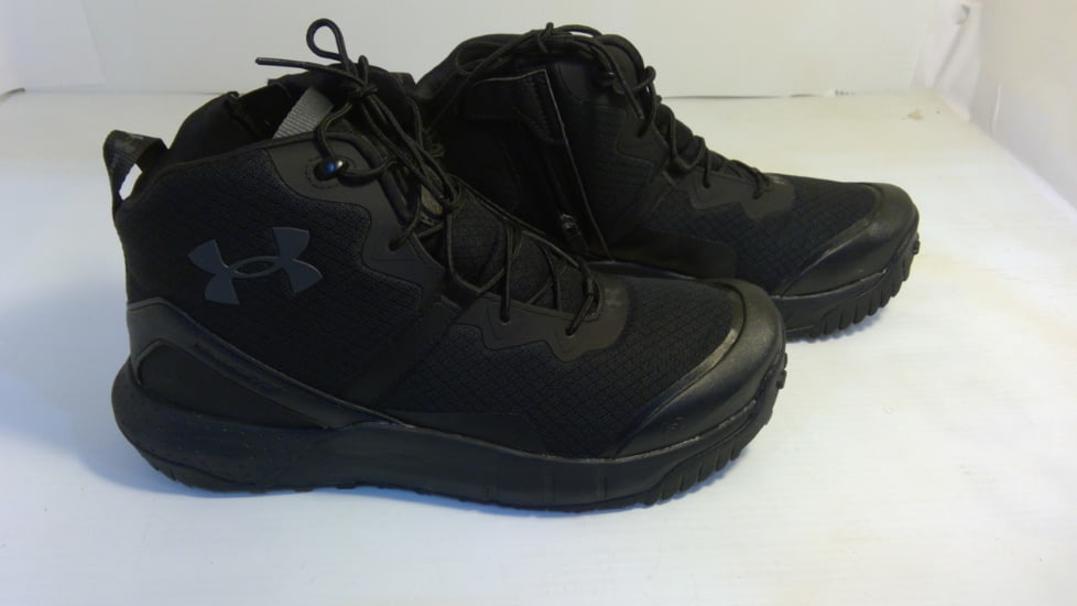 EDEMO Under Armour UA Micro G Valsetz Zip Mid Tactical Boot - Men's, Black, 12.5, 302374700112.5, EDEMO1