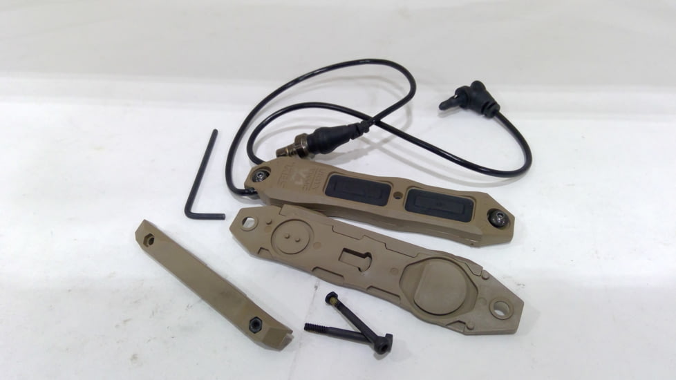 EDEMO Unity Tactical Tactical Augmented Pressure Switch SYNC, Surefire / Laser, 9in, Variant 1, FDE, TAPE-SI9F, EDEMO1