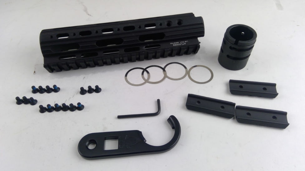 EDEMO UTG Pro AR15 Carbine Length 7in Super Slim Free Float Handguard, Black, MTU005SS, EDEMO1