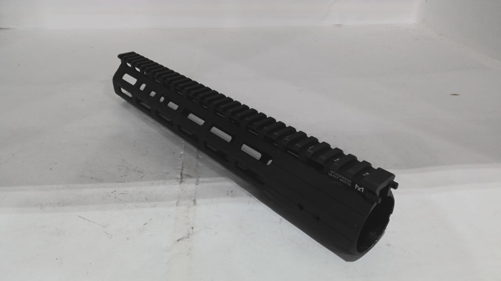 EDEMO UTG Pro M-LOK DPMS-LR308 High Profile 13in Super Slim Free Float Handguard, Black, MTU020SSMB, EDEMO2