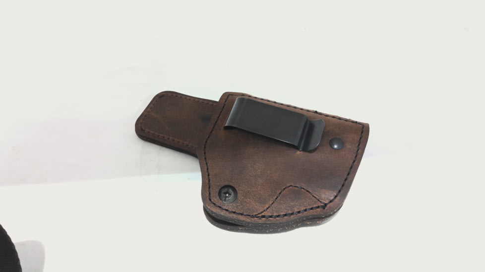 EDEMO Versacarry Vc Compound Holster Iwb Kydex Leather Rh Sig P365 Brown, EDEMO1