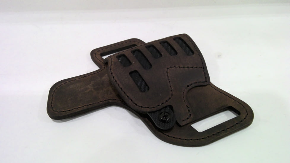 EDEMO Versacarry Vc Compound Holster Owb Kydex Leather Rh Sig P365 Brown, EDEMO1