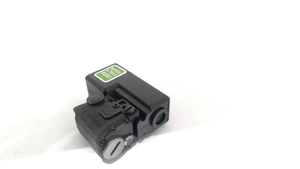 EDEMO Viridian Compact Tactical Light CTL, CR2, 100-400 Lumens, Black, 930-0007, EDEMO1