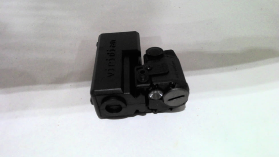 EDEMO Viridian Compact Tactical Light CTL, CR2, 100-400 Lumens, Black, 930-0007, EDEMO2