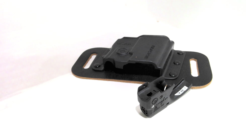 EDEMO Viridian Reactor 5 Red Laser Sight for Smith and Wesson MP Shield w/ ECR and Hybrid Belt Holster R5-R-Shield, EDEMO1