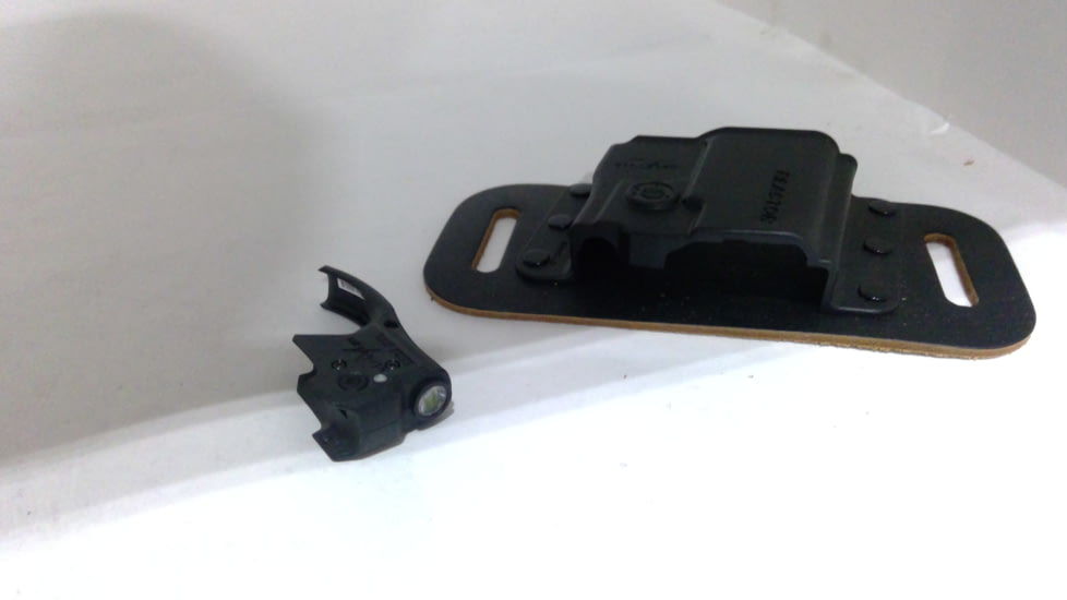 EDEMO Viridian Reactor Tactical Light for S&amp;W M&amp;P Shield, with ECR and Radiance with Hybrid Belt Holster, RTL-Shield, EDEMO3