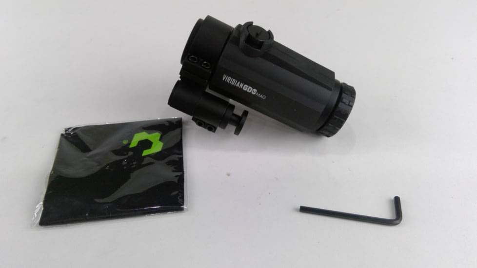 EDEMO Viridian Weapon Technologies GDO MAG 3X Green Dot Optic, FTS, Black, 981-0028, EDEMO1