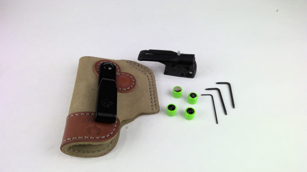 EDEMO Viridian Weapon Technologies Reactor 5 Gen2 ECR Red Laser With IWB Holster For Glock 19/23/26/27, EDEMO1