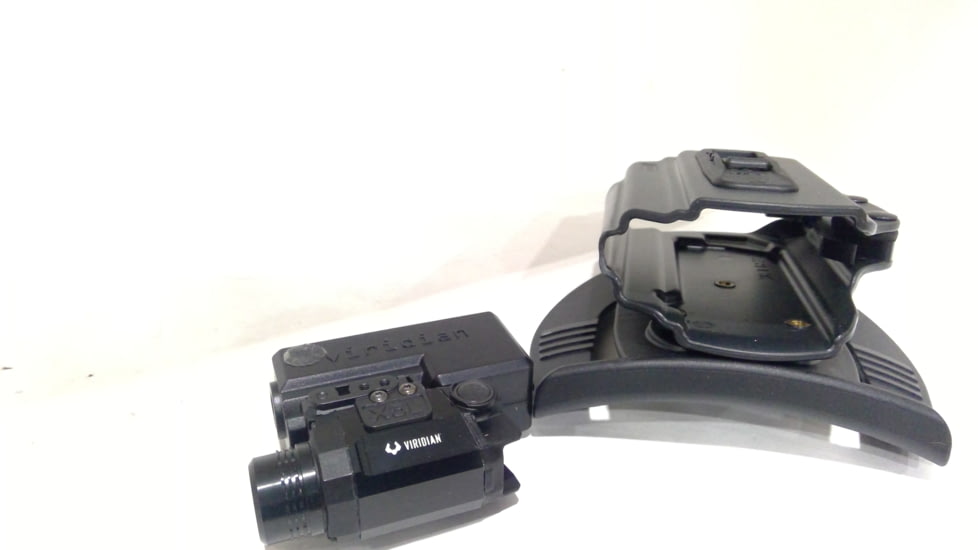 EDEMO Viridian X5L Universal Green Laser Sight, 178 Lumen Tactical Light w/TacLoc Holster, Glock 17/19/22/23, Black, X5L-PACK-X1, EDEMO1