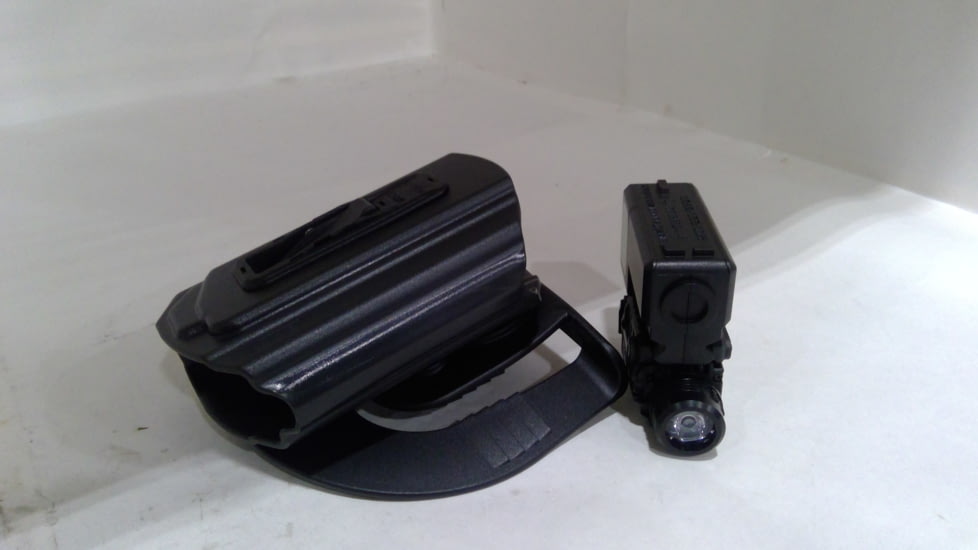 EDEMO Viridian X5L Universal Green Laser Sight, 178 Lumen Tactical Light w/TacLoc Holster, Sig P220/226/229, Black, X5L-PACK-X9, EDEMO1