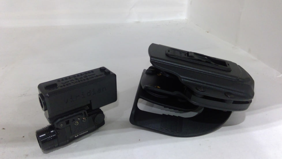 EDEMO Viridian X5L Universal Green Laser Sight, 178 Lumen Tactical Light w/TacLoc Holster, Smith &amp; Wesson M&amp;P 9/40, Black, X5L-PACK-X2, EDEMO1