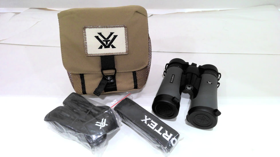 EDEMO Vortex OPMOD Diamondback HD 10x42mm Roof Prism Binoculars, Wolf Gray, DB-215-OP, EDEMO1