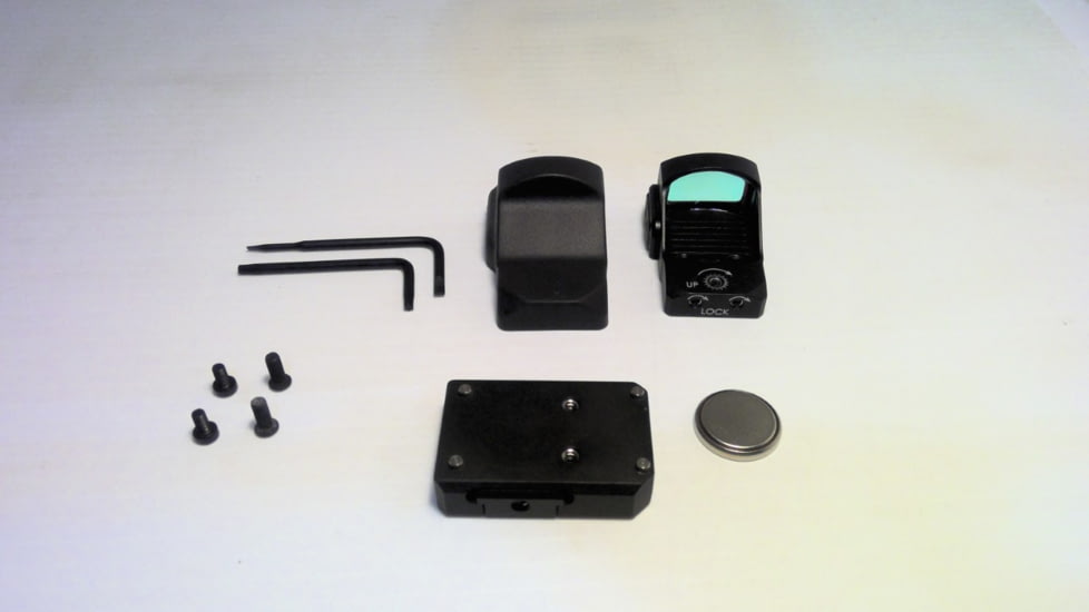 EDEMO Vortex Viper 1x24mm 6 MOA Red Dot Sight, CR2032 Battery, Black, VRD-6, EDEMO4