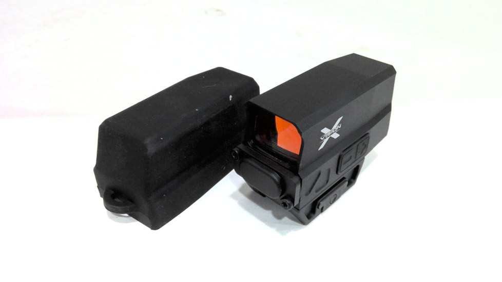 EDEMO X-Vision HIIT 1x Red Dot Sight, 2 MOA/65 MOA, Picatinny, Unlimited, Black, Small, HRD1, EDEMO1
