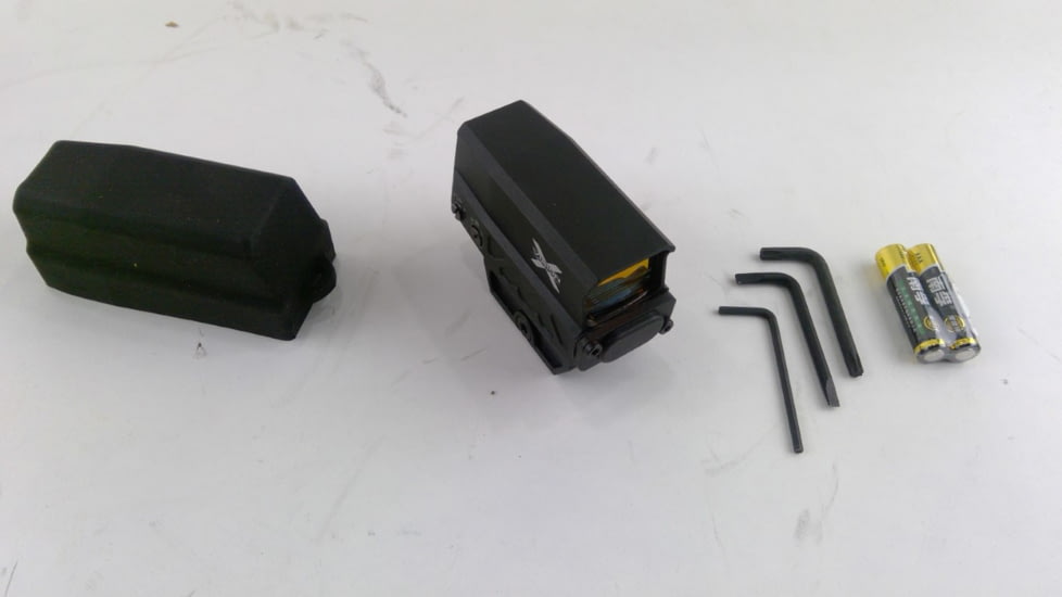 EDEMO X-Vision HIIT 1x Red Dot Sight, 2 MOA/65 MOA, Picatinny, Unlimited, Black, Small, HRD1, EDEMO5