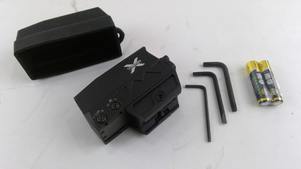 EDEMO X-Vision HIIT 1x Red Dot Sight, 2 MOA/65 MOA, Picatinny, Unlimited, Black, Small, HRD1, EDEMO5