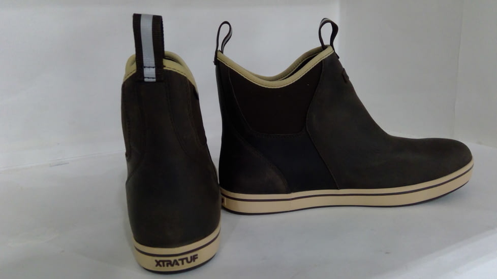 EDEMO Xtratuf Leather 6in Ankle Deck Boot - Men's, Chocolate, 12, XAL-900-BRN-120, EDEMO1