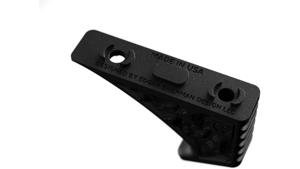 Edgar Sherman Design Enhanced Fore Long Gun Angled Grips, M-LOK, Matte, Black, EFG-1.5-BLK