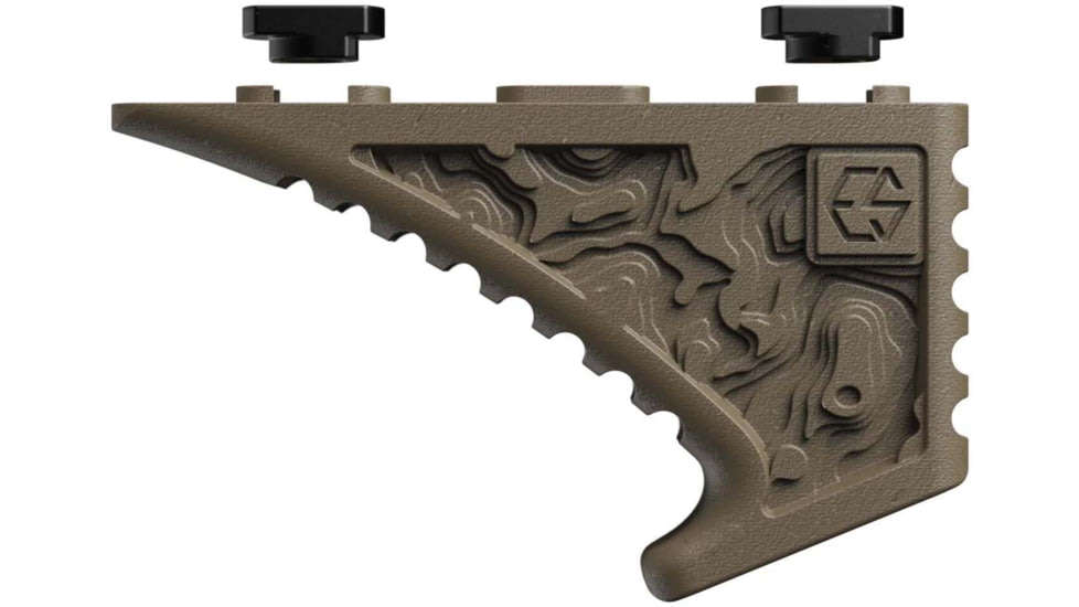 Edgar Sherman Design Enhanced Fore Long Gun Angled Grips, M-LOK, Matte, Flat Dark Earth, EFG-1.5-FDE